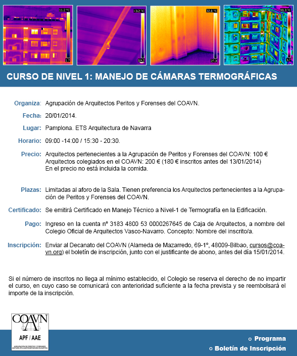 Curso Manejo Cámaras Termográficas