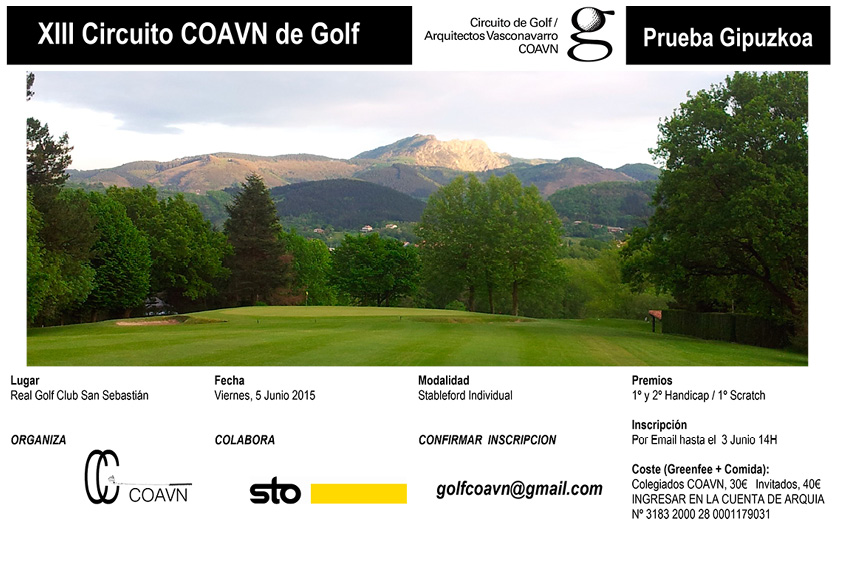 XIII Cicuito COAVN Golf. Prueba Gipuzkoa