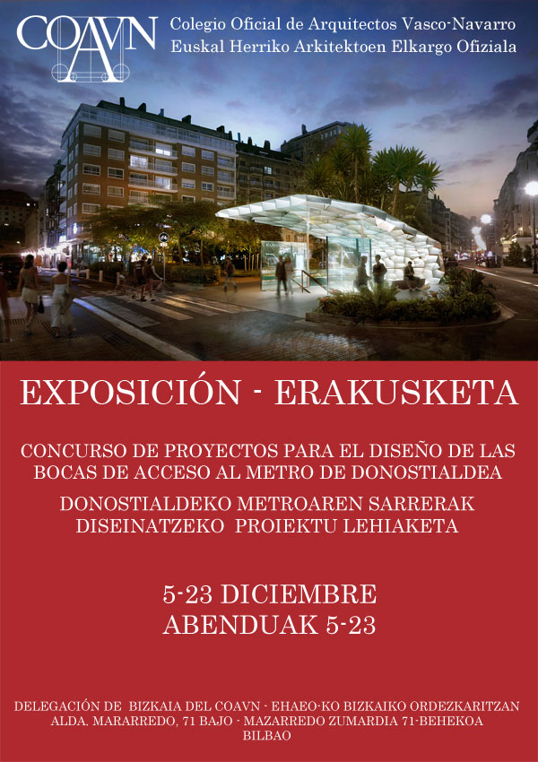 Exposicion Concurso Bocas Metro Donostialdea