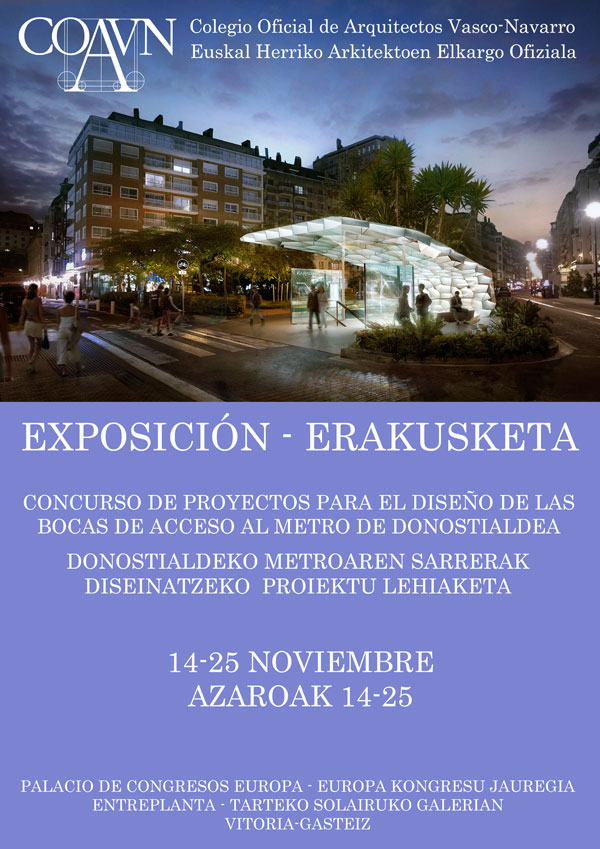 Exposicion Concurso Bocas Metro Donostialdea