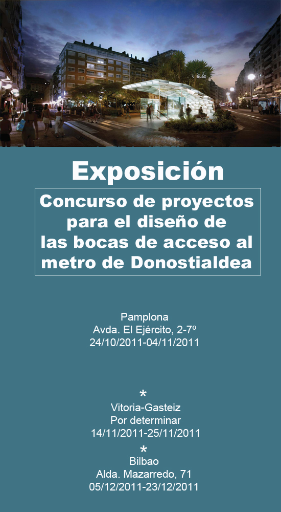 Exposicion Concurso Metro Donostialdea