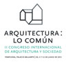 II Congreso Internacional de Arquitectura y Sociedad