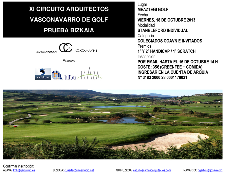 XI Circuito Golf Prueba Bizkaia