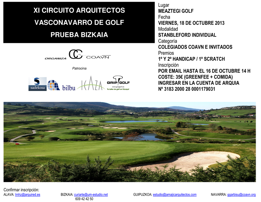 XI Circuito Golf Prueba Bizkaia